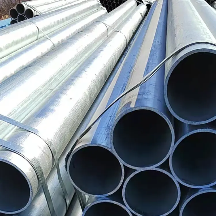 Tubo de aço sem costura galvanizado por imersão a quente